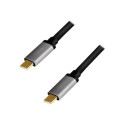 Logilink | USB 2.0 Type-C | C/M to C/M, PD3, alu | A | CUA0106 USB 2.0 Type-C cable | USB-C (male) |