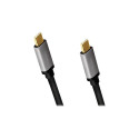 Logilink | USB 2.0 Type-C | C/M to C/M, PD3, alu | A | CUA0106 USB 2.0 Type-C cable | USB-C (male) |