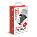 ColorWay | Metallic Gravity Holder For Smartphone | Adjustable | Clamp | Black | Fixation of the sma