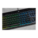 Corsair | Rubber Dome | K55 RGB PRO | Gaming keyboard | Gaming Keyboard | RGB LED light | US | Wired