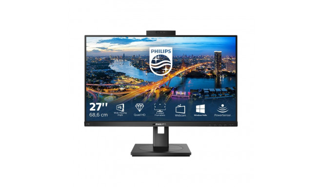 Philips LCD monitor Windows Hello veebikaameraga 275B1H/00 27" IPS QHD 16:9 75 Hz 4 ms 2560 x 1440 p