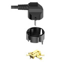 ColorWay | 10 A | Power Socket | CW-CHE64B | Mbit/s | 17 W