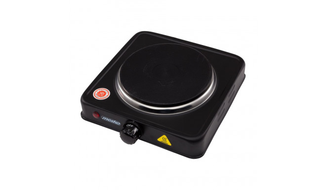 Mesko | Hob | MS 6508 | Number of burners/cooking zones 1 | Rotary | Black | Electric