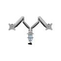 Logilink BP0043 Dual Monitor Desk mount, 13"-32",gas spring, aluminum | Logilink