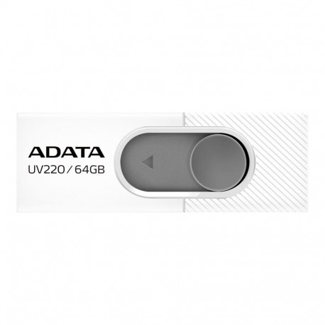 ADATA | UV220 | 64 GB | USB 2.0 | White/Gray