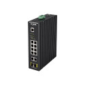 D-LINK DIS-200G-12PS L2 Managed Industrial Switch with 10 10/100/1000Base-T and 2 1000Base-X SFP por