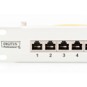 Digitus | Patch Panel | DN-91624S | White | Category: CAT 6; Ports: 24 x RJ45; Retention strength: 7