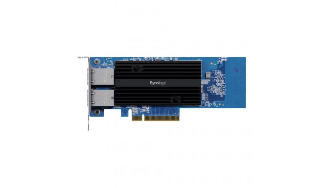 Synology kahe pordiga 10GbE 10GBASE-T lisakaart | E10G30-T2 | PCIe 3.0 x8