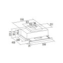 CATA | Hood | TFH 6830 X | Telescopic | Energy efficiency class A+++ | Width 60 cm | 795 m³/h | Touc