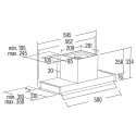 CATA | Hood | CORONA X 60/B | Canopy | Energy efficiency class A | Width 59.5 cm | 850 m³/h | Electr