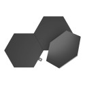 Nanoleaf Shapes Black Hexagon Expansion pack (3 panels) | Nanoleaf | Shapes Black Hexagon Expansion 