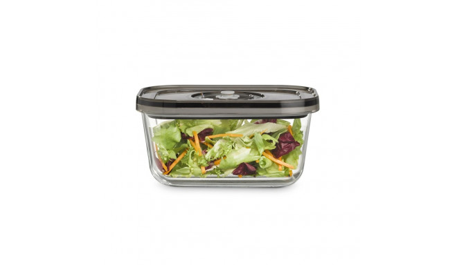 Caso | Glass Vacuum Containers with Plastic Lid (2 pcs) | VacuBoxx Eco-Duo S | Transparent