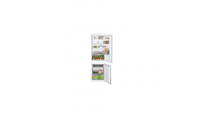 Bosch | Refrigerator | KIV86NSE0 Series 2 | Energy efficiency class E | Built-in | Combi | Height 17