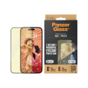 PanzerGlass | Screen protector | Apple | iPhone 15 | Glass | Clear | Ultra-Wide Fit; Easy installati