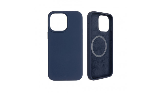 Fixed | MagFlow with MagSafe support | Back cover | Apple | iPhone 14 Pro Max | Liquid silicon | Blu