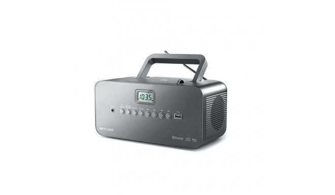 Muse | Portable Bluetooth, Radio CD/MP3 Player With USB | M-30BT | Bluetooth | Black | Portable | Wi