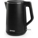 Gorenje | Kettle | K15DWBK | Electric | 2200 W | 1.5 L | Stainless steel | 360° rotational base | Bl