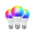 Nanoleaf Essentials Smart A60 Bulb E27 Matter 9W 806Lm RGBCW 2700-6500K, 3pcs pack | Nanoleaf | Nano