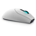 Dell | Gaming Mouse | AW620M | Wired/Wireless | Alienware Wireless Gaming Mouse | Lunar Light
