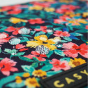 Casyx | Fits up to size 13 ”/14 " | Casyx for MacBook | SLVS-000023 | Sleeve | Canvas Flowers Dark |