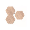 Nanoleaf Elements Wood Look Hexagons Expansion Pack (3 panels) | Nanoleaf | Elements Wood Look Hexag