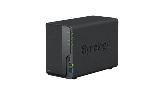 Synology | DS223 | Kuni 2 HDD/SSD kuumvahetus | Realtek | RTD1619B | Protsessori sagedus 1,7 GHz | 2