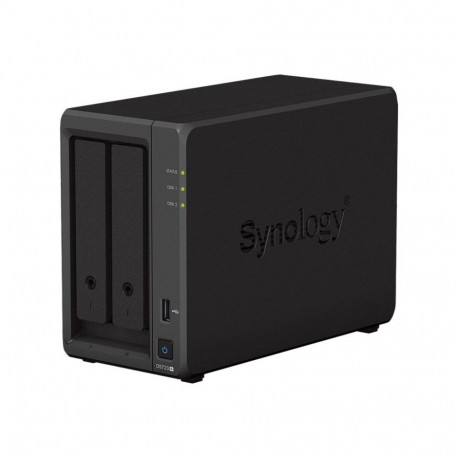 Synology DS723+ 2-bay/AMD Ryzen R1600/2-core 2.6 (base)/3.1 (turbo) GHz/2GB DDR4/2 x 3.5"xHot swap/2