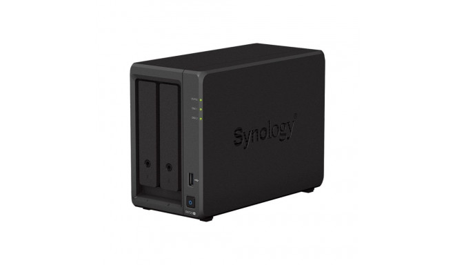 Synology DS723+ 2-bay/AMD Ryzen R1600/2-core 2.6 (base)/3.1 (turbo) GHz/2GB DDR4/2 x 3.5"xHot swap/2