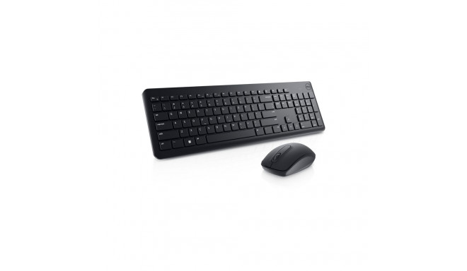 Dell | Klaviatuur ja hiir | KM3322W | Klaviatuuri ja hiire komplekt | Juhtmevaba | Patareid kaasas |