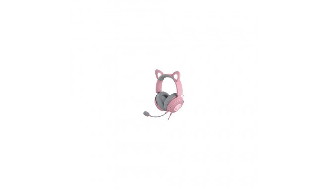 Razer Juhtmega Kõrvapealne Mängurite Peakomplekt Kraken V2 Pro, Kitty Edition