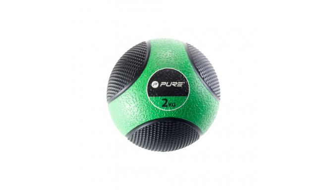 Pure2Improve | Medicine Ball, 2 kg | Black/Green