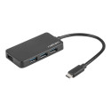Natec USB 3.0 HUB, Silkworm, 4-Port, Black | Natec | 4 Port Hub With USB 3.0 | Silkworm NHU-1343 | 0