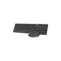 Natec | Keyboard and Mouse | Stringray 2in1 Bundle | Keyboard and Mouse Set | Wireless | Batteries i