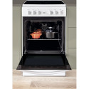 INDESIT | Cooker | IS5V8GMW/E | Hob type Vitroceramic | Oven type Electric | White | Width 50 cm | G