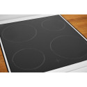 INDESIT | Cooker | IS5V8GMW/E | Hob type Vitroceramic | Oven type Electric | White | Width 50 cm | G
