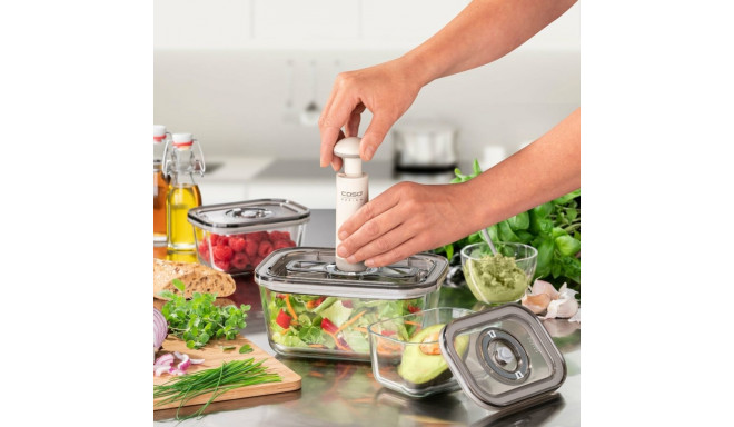 Caso VacuBoxx Eco Set 1177 3 läbipaistev komplekt