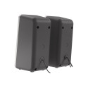 Genesis | Computer Speaker | Helium 100BT RGB | Bluetooth | Silver/Black | Ω | Gaming Speakers | Wir