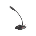 Genesis | Gaming microphone | Radium 100 | Black and red | USB 2.0