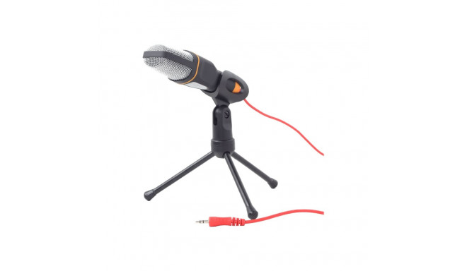 Gembird lauamikrofon statiiviga MIC-D-03 integreeritud mikrofon 3.5 mm must