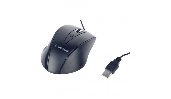 Gembird | Mouse | MUS-4B-02 | Standard | USB | Wired | Black
