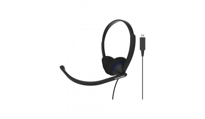 Koss | Kõrvaklapid | CS200 USB | Juhtmega | Kõrvapealsed | Mikrofoniga | Must