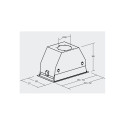 CATA | Hood | GC DUAL A 75 XGBK | Energy efficiency class A | Canopy | Width 79.2 cm | 820 m³/h | To