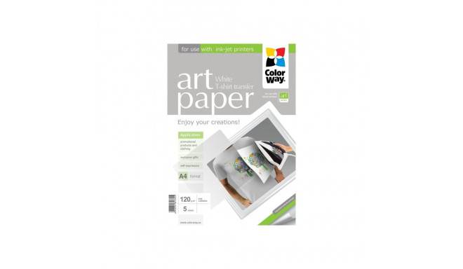 ART | 120 g/m² | A4 | Photo Paper T-shirt transfer (white)