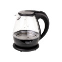 Kettle Adler | Kettle | AD 1224 | Standard | 2000 W | 1.5 L | Glass | 360° rotational base | Black