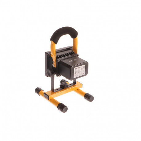 Extol LED reflector, rechargeable w stand, 10W, 800lm, IP65, daylight