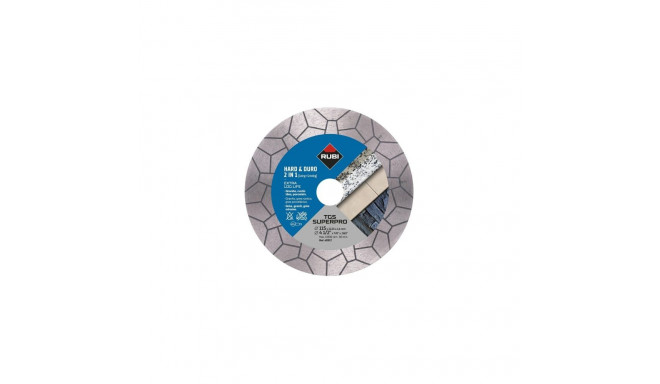 RUBI DIAMOND BLADE TGS 125 SUPERPRO FOR CUTTING AND GRINDING 2in1
