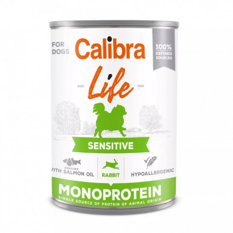 CALIBRA LIFE Sensitive küülik märg koeratoit 0.4kg