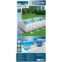 PROMO Steel Pro Frame Pool 488x244x122cm 56671 BESTWAY