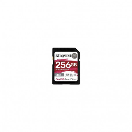 Kingston SD-kaart Canvas React Plus 256GB klass 10