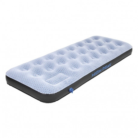 Materac welurowy jednoosobowy High Peak Single Comfort Plus szary 40023